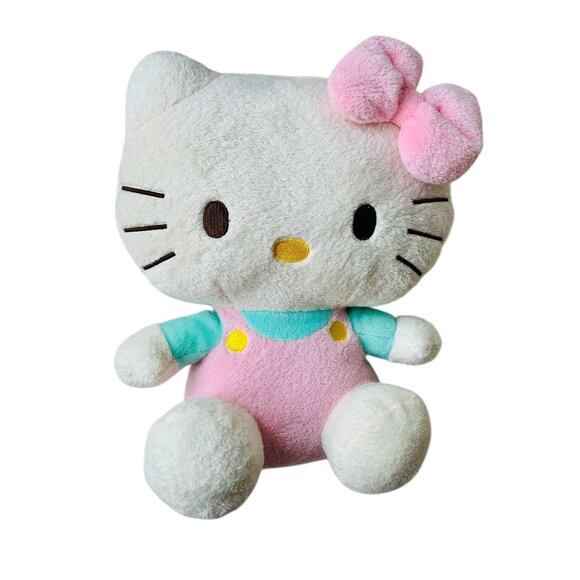 2011 TY Beanie The Pluffies Collection Baby Hello Kitty Sanrio Plush - Picture 1 of 5